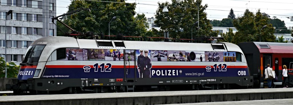 Bregenz Bahnhof (Polizei Lokomotive)