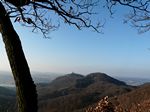 Blick vom Geisberg auf den Drachenfels